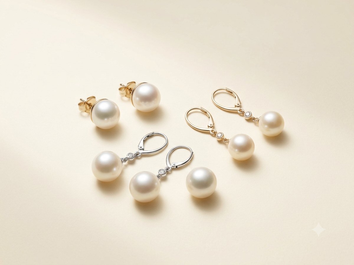 Pearl earrings